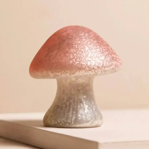 Small Pink Glass Mushroom Light Lisa Angel