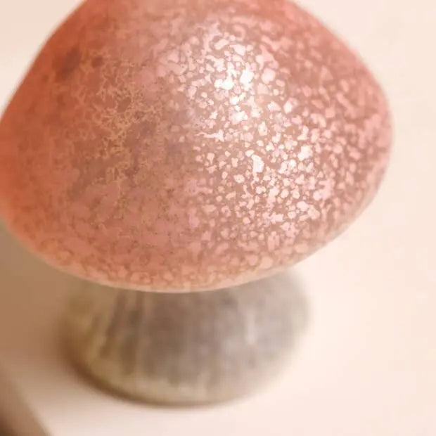 Small Pink Glass Mushroom Light Lisa Angel