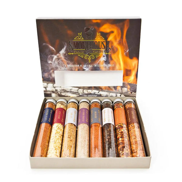 Smokehouse Flame & Flavour | Selection of 8 Smoked Spices| Authentically Smoked over Wood eat.art