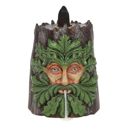 Spirit of the Trees Green Man Backflow Incense Burner Spirit Journeys Gifts