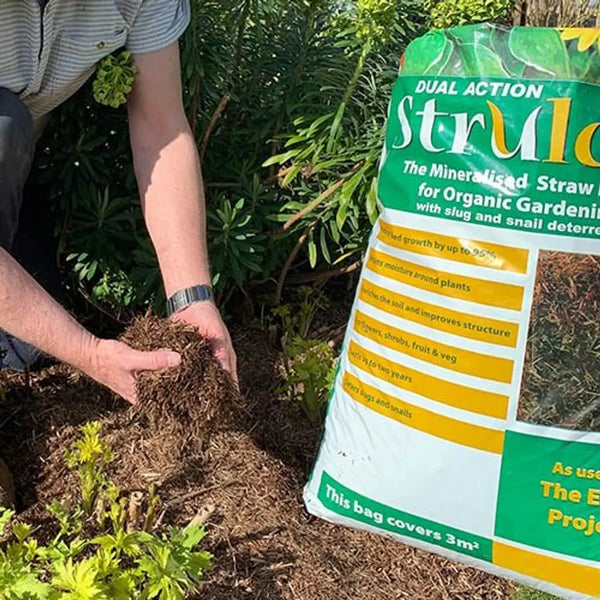 Strulch Mineralised Straw Garden Mulch 9kg You Garden