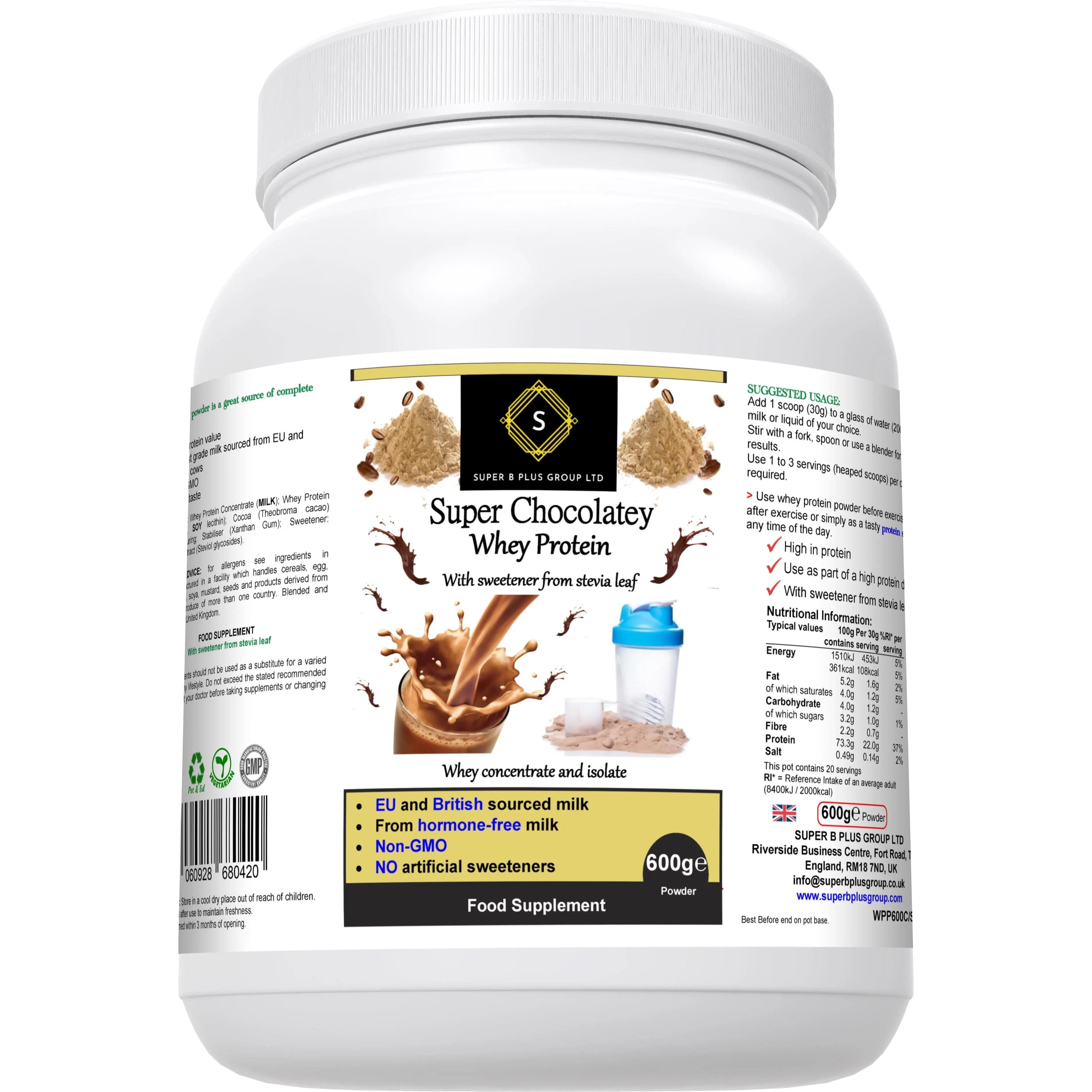 Super Chocolatey Whey Protein SUPER B PLUS GROUP LTD