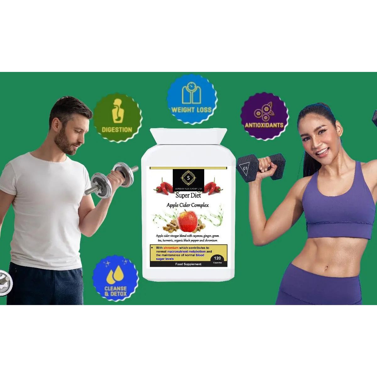 Super Diet Apple Cider Complex SUPER B PLUS GROUP LTD