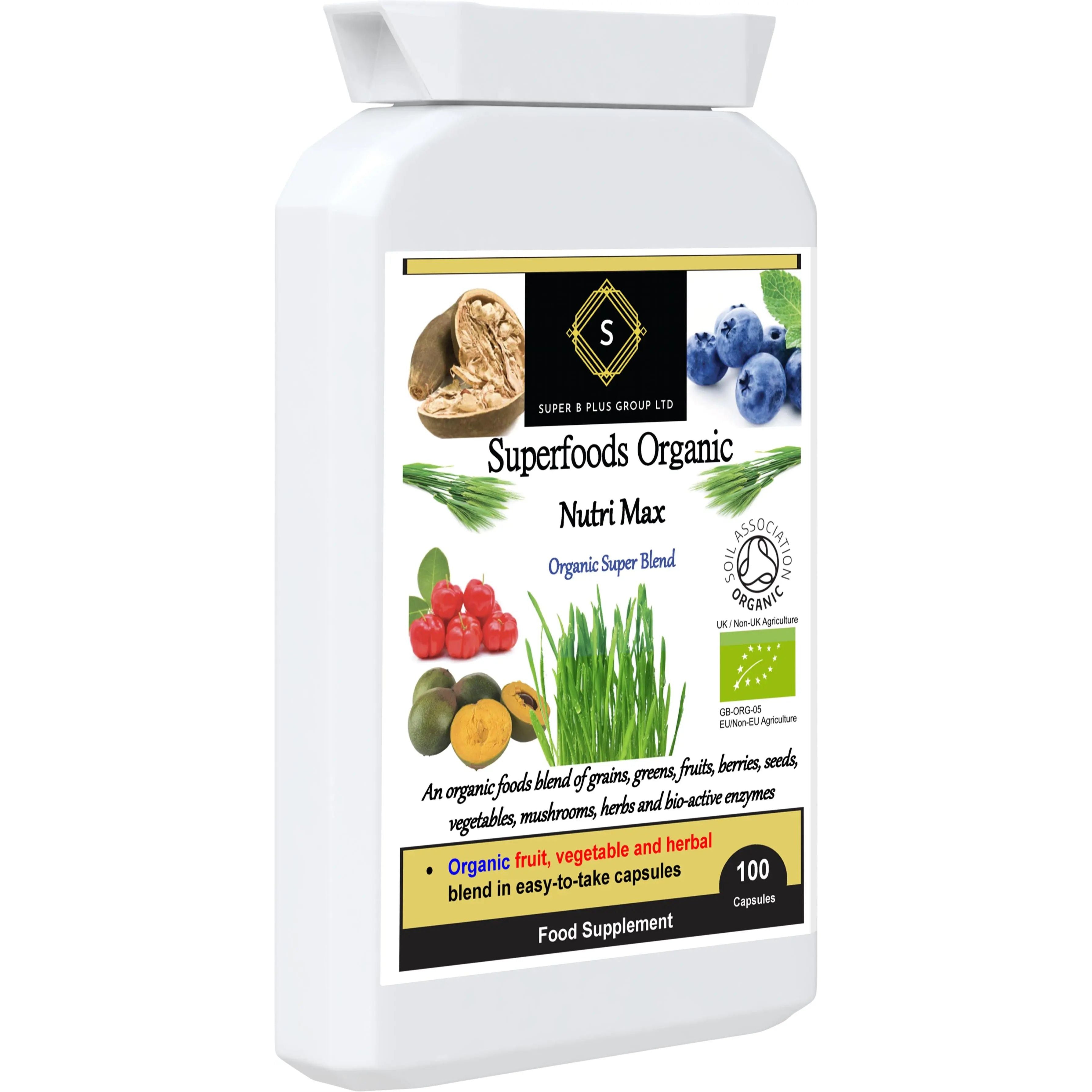 Superfoods Organic Nutri Max SUPER B PLUS GROUP LTD