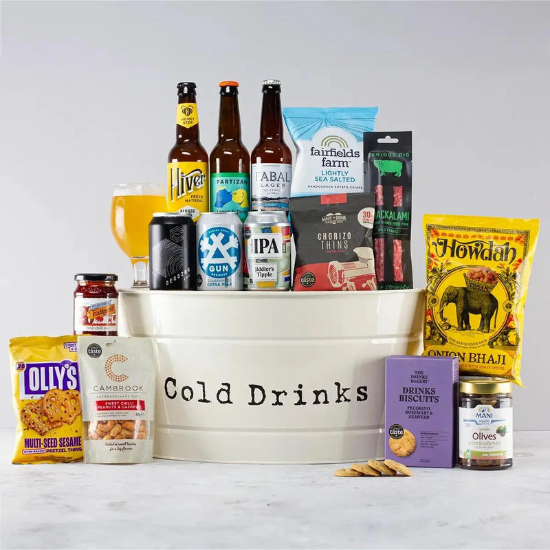 Supersized Beer and Snacks Gift Spirit Journeys Gifts