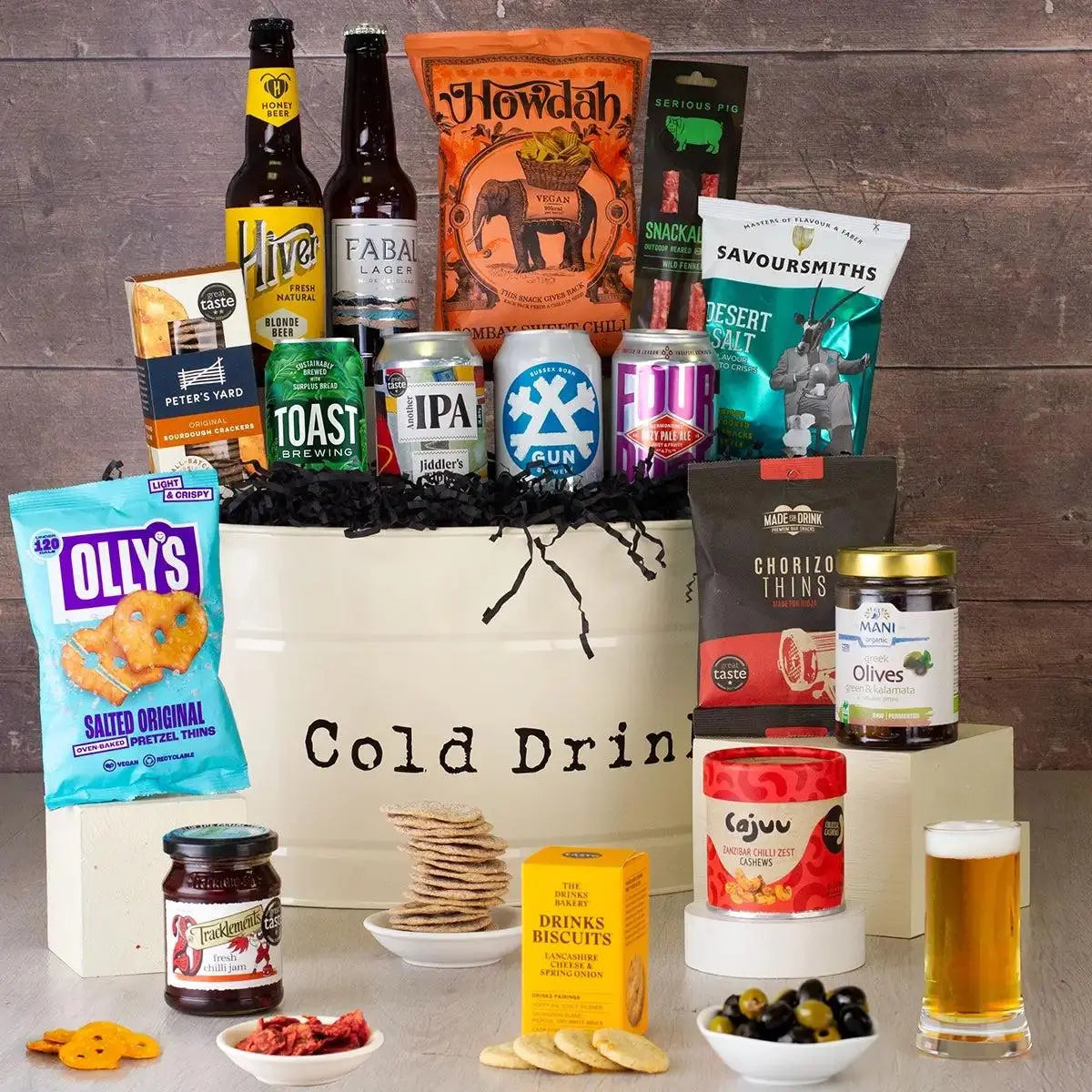 Supersized Beer and Snacks Gift Spirit Journeys Gifts