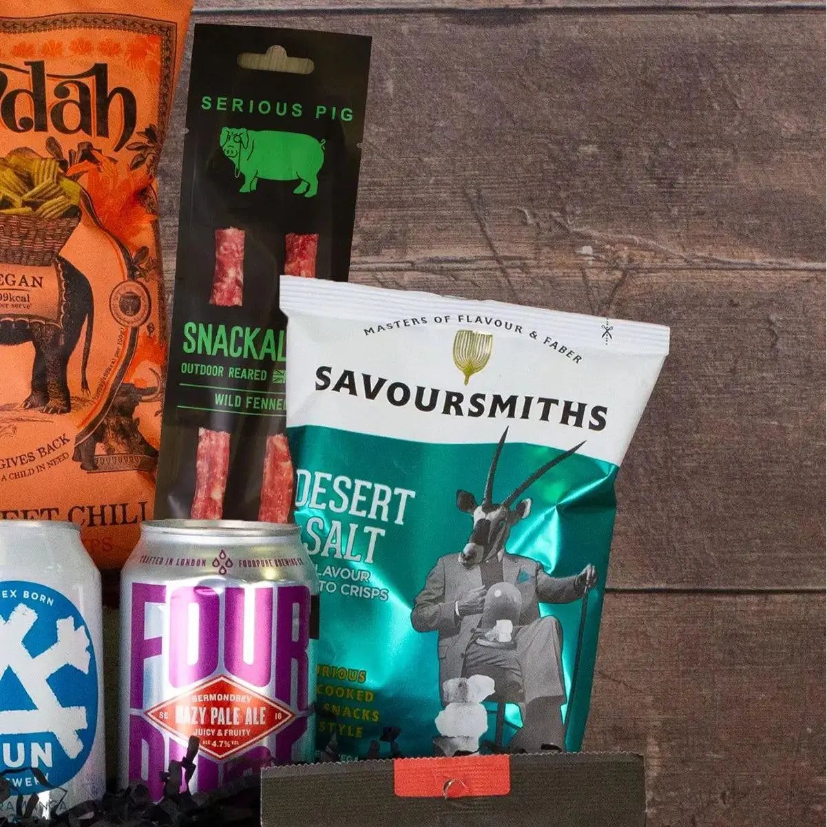 Supersized Beer and Snacks Gift Spirit Journeys Gifts