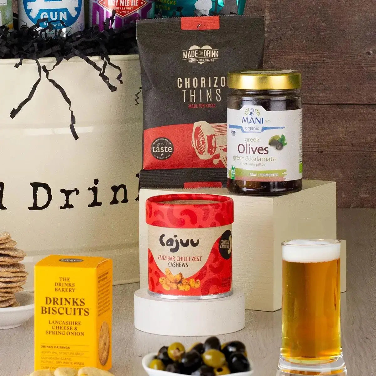 Supersized Beer and Snacks Gift Spirit Journeys Gifts