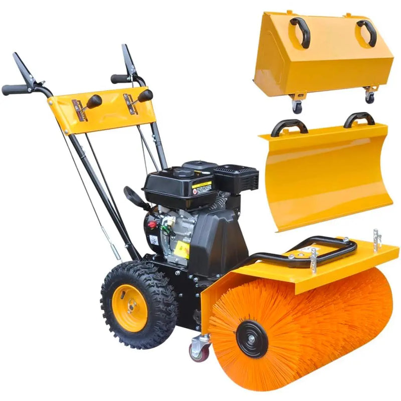 Multifunctional Petrol-powered Snow Plough/Sweeper Set 6.5HP Spirit Journeys Gifts