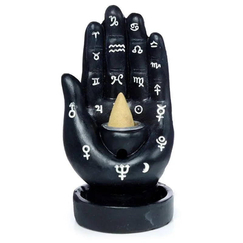 Mantric Hand/Tarot Hand Palm Backflow Incense Burner Spirit Journeys Gifts