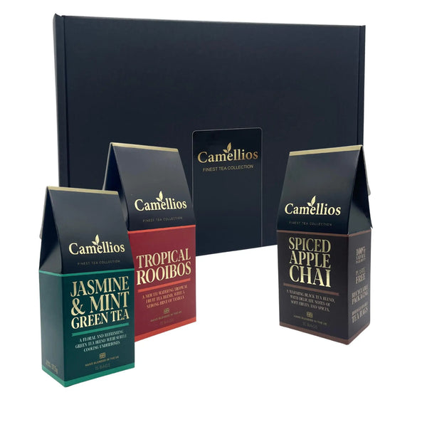 Tea Gift Box - 3 Exotic Tea Blends Camellios