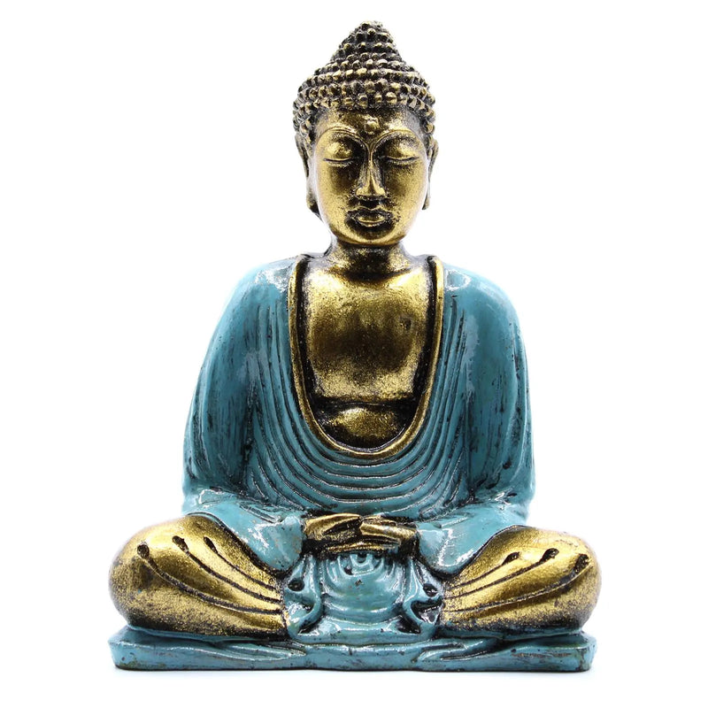 Teal & Gold Buddha - Medium Spirit Journeys Gifts