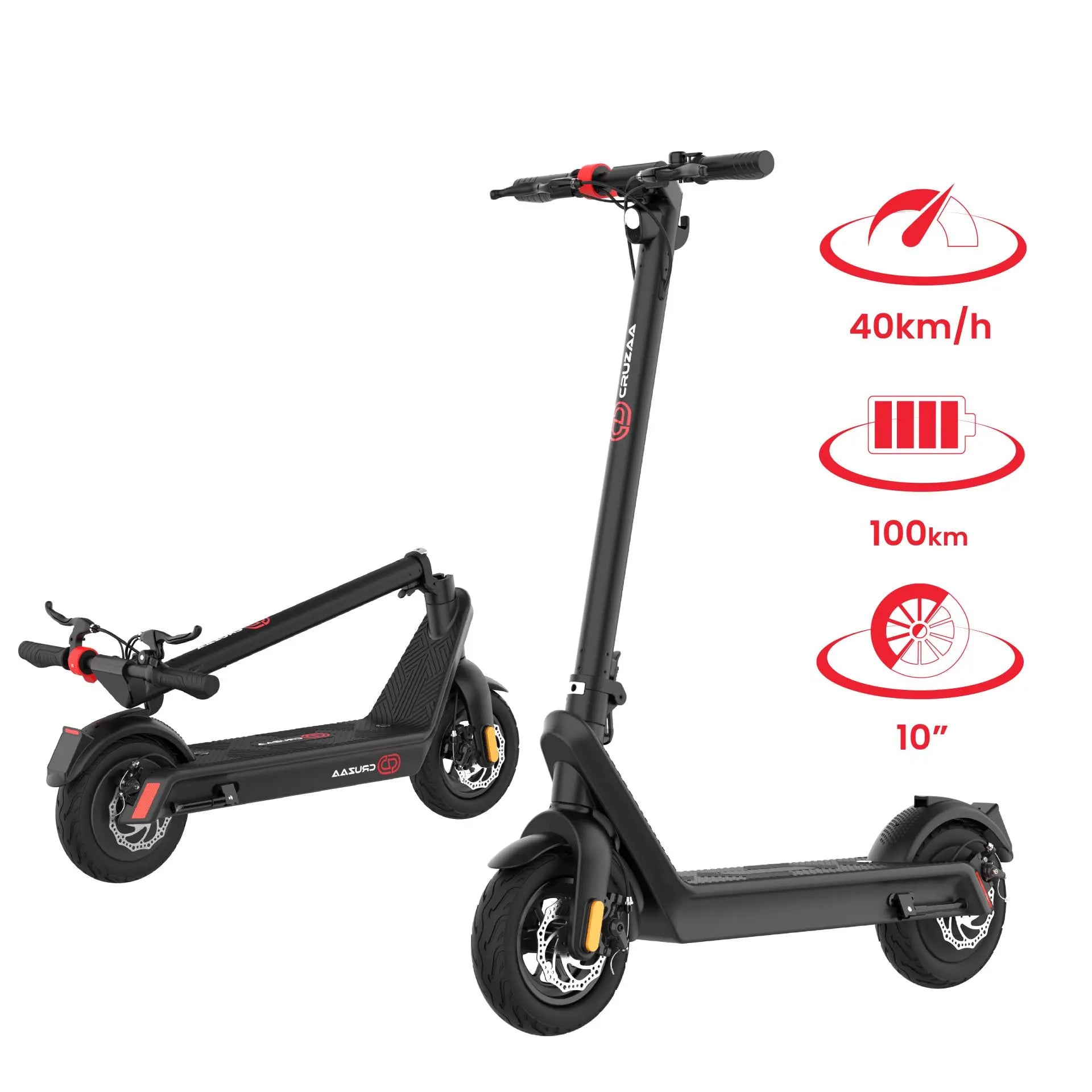 The Commuta Pro Max Electric Foldable Scooter - 75km Range and 40kmh Max Speed.  - ships from UK Spirit Journeys Gifts