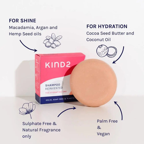 The Hydrating One - solid shampoo bar KIND2