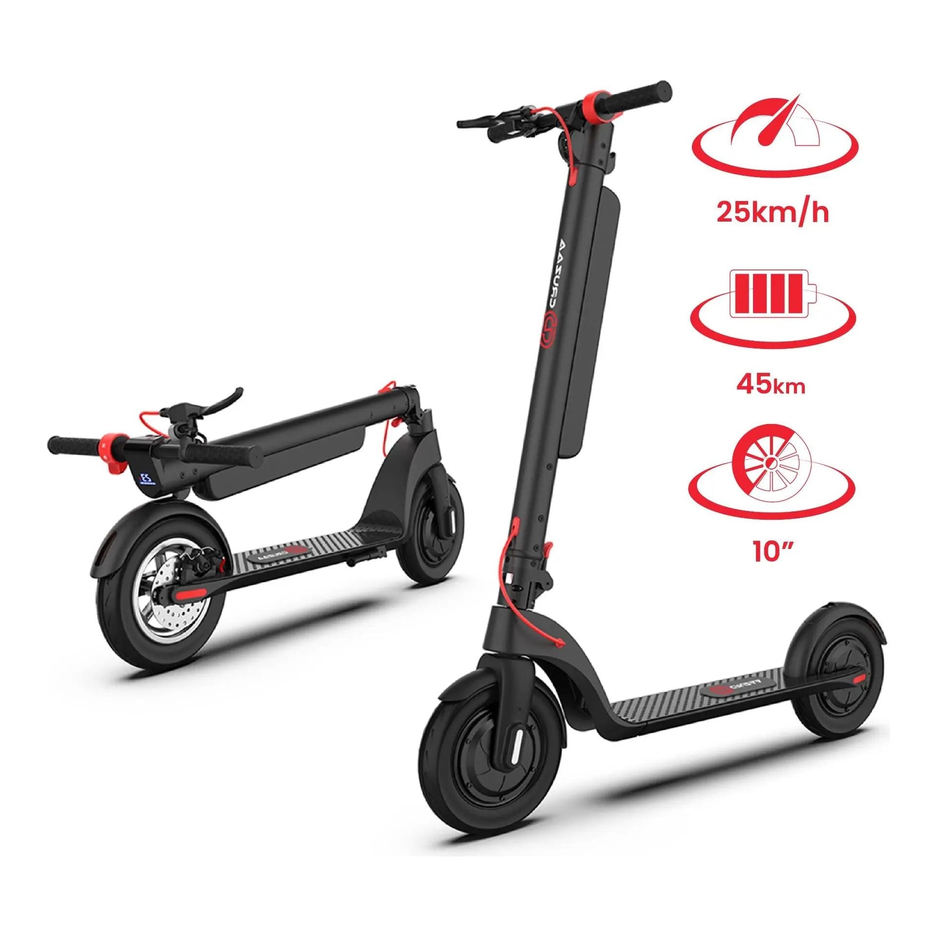 The Official Cruzaa Commuta E-Scooter 45km Range - 25kmh Top Speed - ships from UK Spirit Journeys Gifts