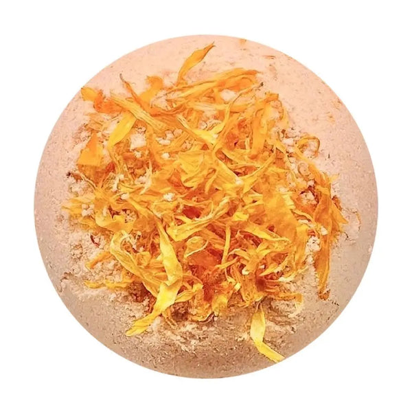 Therapeutic Bath Bomb - Mandarin & Cedarwood Essential Oils Spirit Journeys Gifts