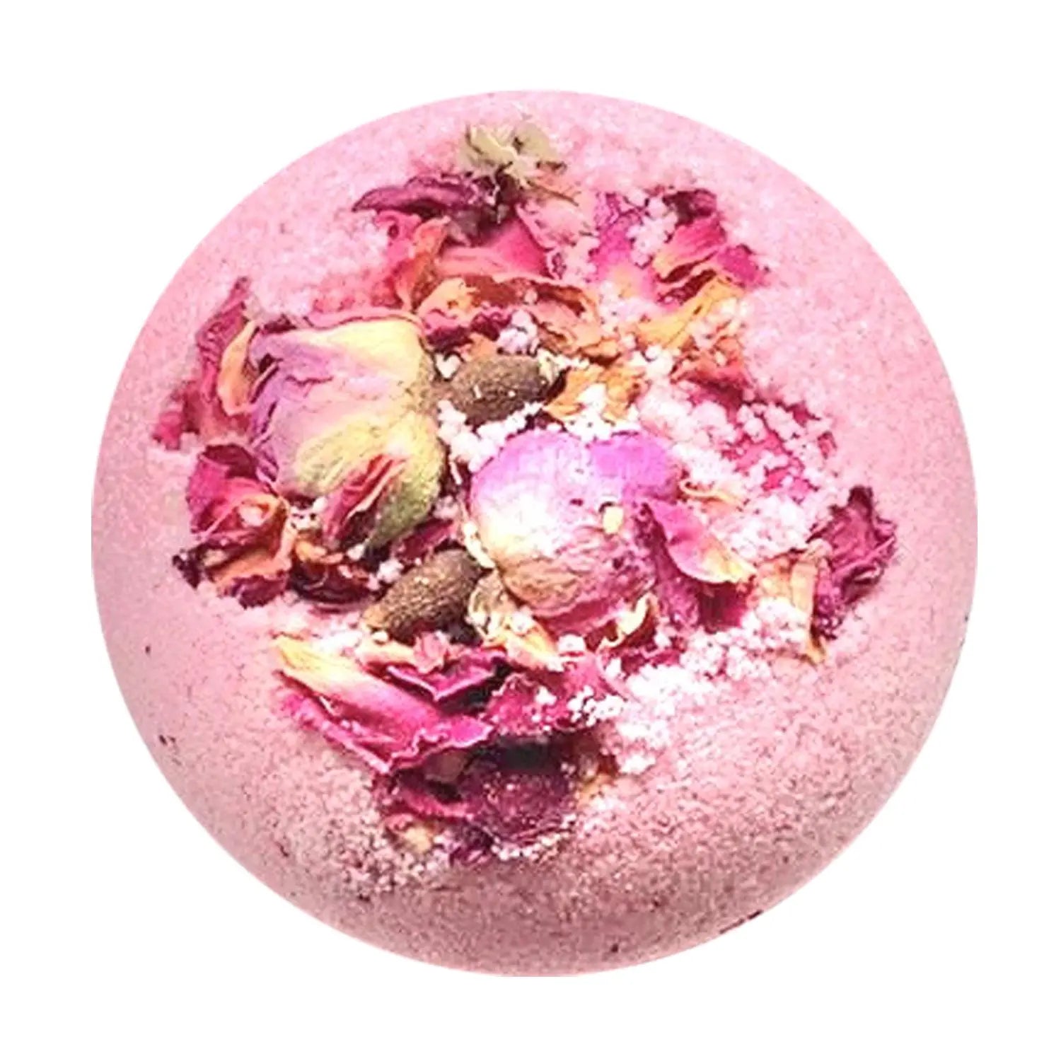 Therapeutic Bath Bomb - Rose & Palmarosa Essential Oils Spirit Journeys Gifts