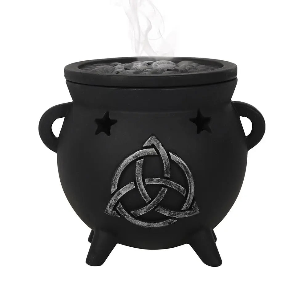 Triquetra Cauldron Incense Cone Holder Spirit Journeys Gifts
