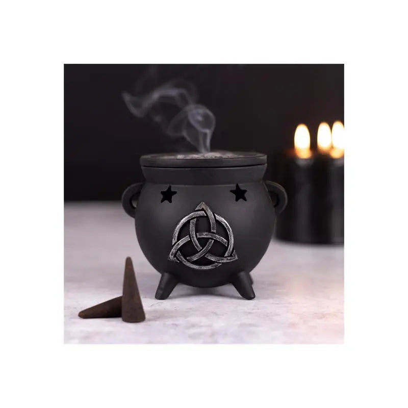 Triquetra Cauldron Incense Cone Holder Spirit Journeys Gifts