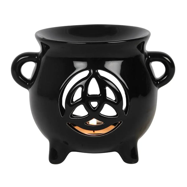 Triquetra Cauldron Oil Burner Spirit Journeys Gifts