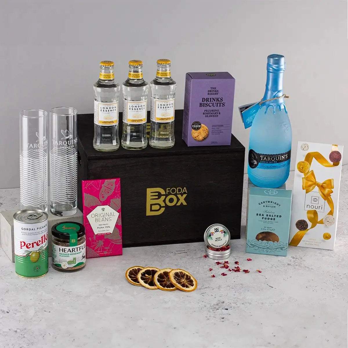 Ultimate Gin Experience Gift Hamper in Luxury Pine Box Spirit Journeys Gifts