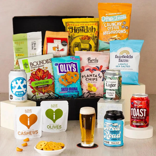 Vegan Man Box - Vegan Beer and Snack Hamper Spirit Journeys Gifts