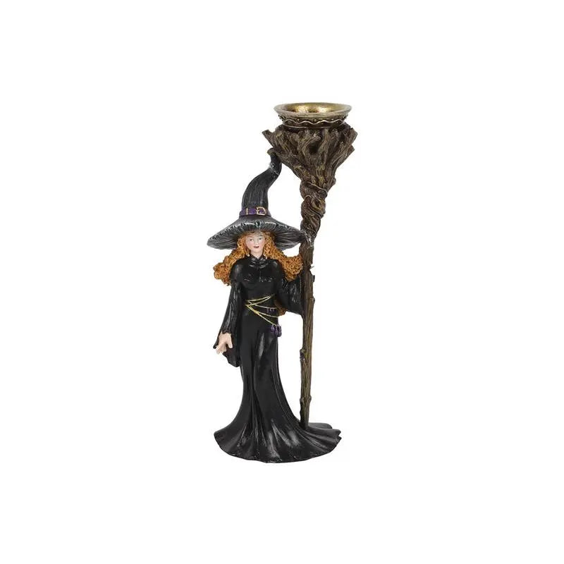 Witch with Staff Backflow Incense Burner Spirit Journeys Gifts