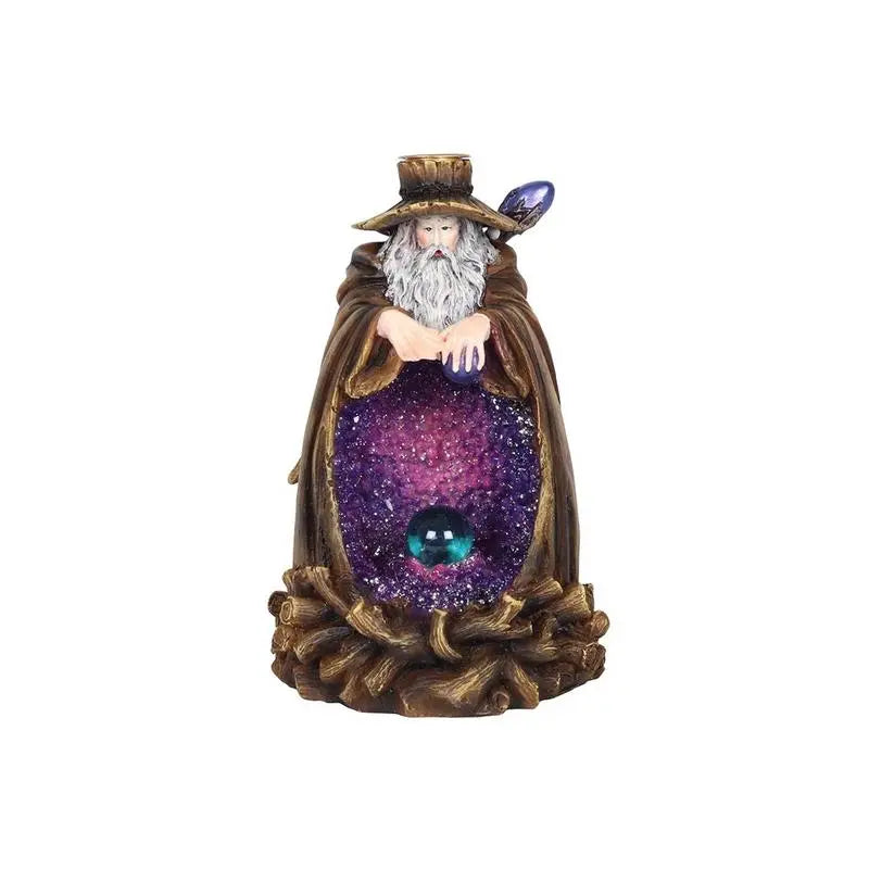 Wizard Backflow Incense Burner with Light Spirit Journeys Gifts