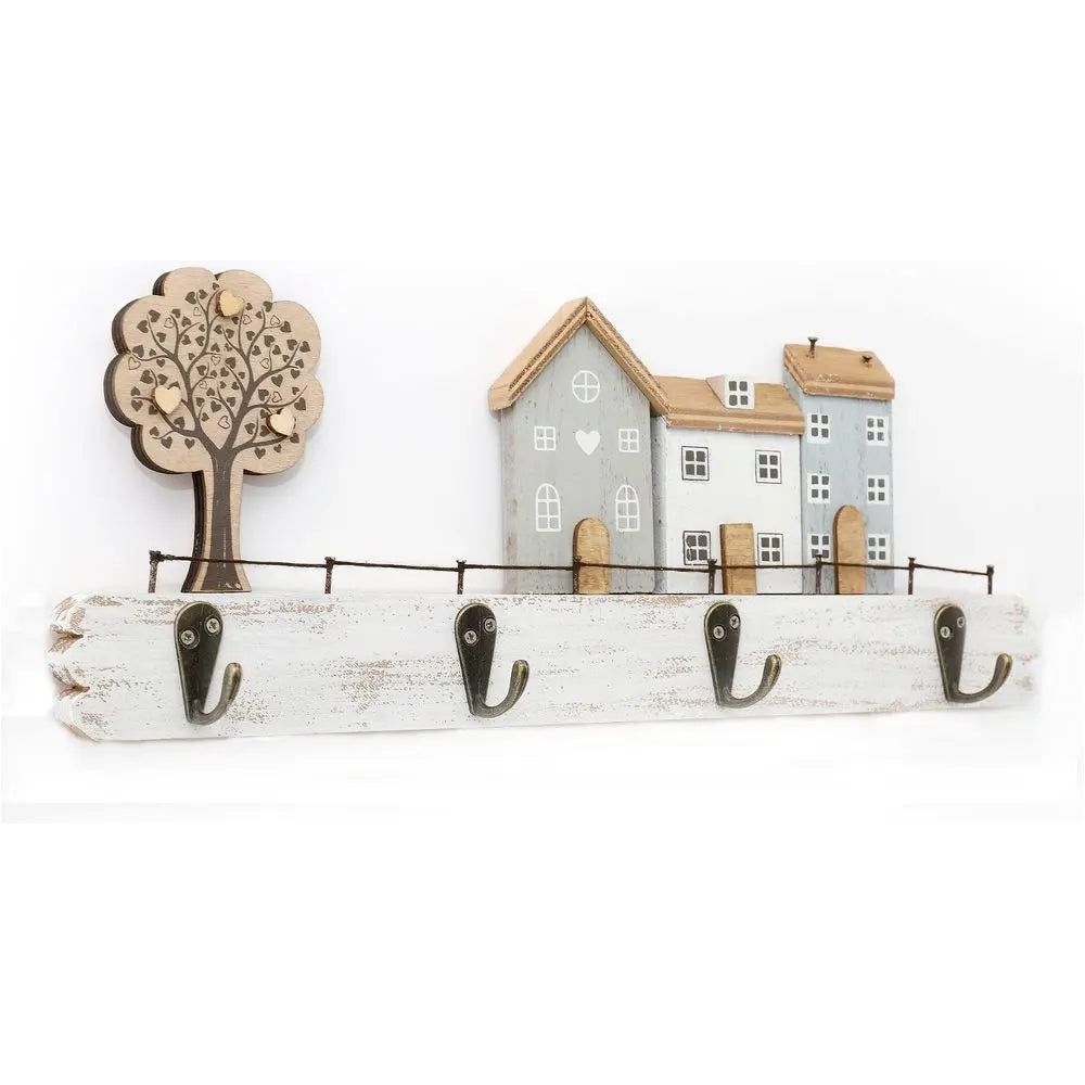 Wooden House with Four Hooks gekofaire