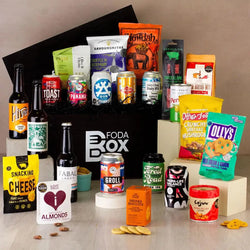 XXL Beer and Snacks Hamper Gift in Luxury Pine Box Spirit Journeys Gifts