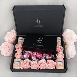 Yankee Candle Ultimate Gift Hamper With Pink Roses HamperWell