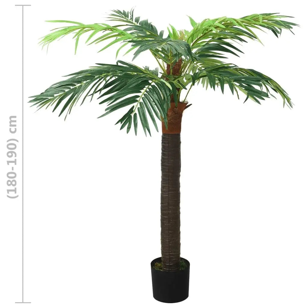 vidaXL Artificial Phoenix Palm with Pot 190 cm Green Spirit Journeys Gifts