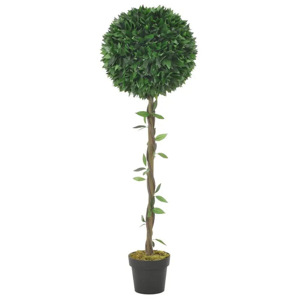 vidaXL Artificial Plant Bay Tree with Pot Green 130 cm Spirit Journeys Gifts