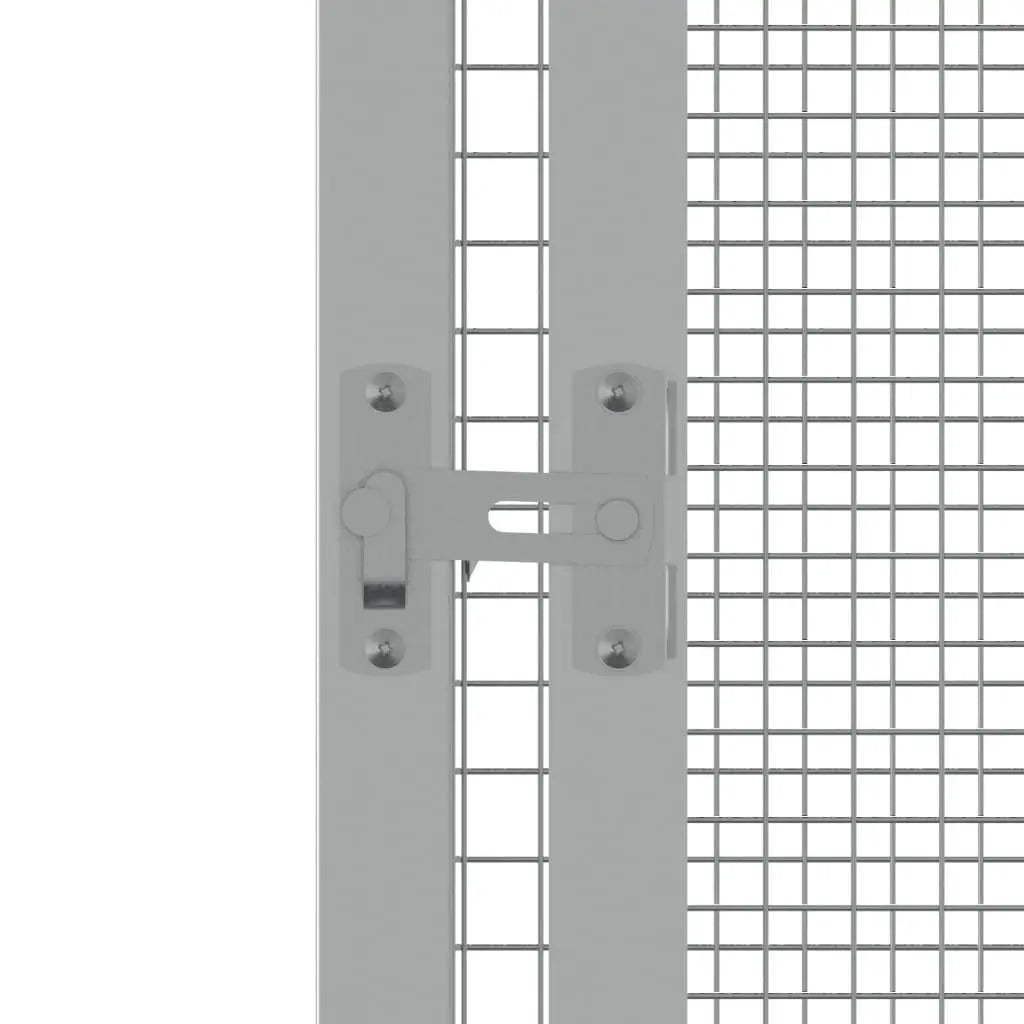 vidaXL Bird Cage Anthracite 213.5x217.5x211.5 cm Galvanised Steel Spirit Journeys Gifts