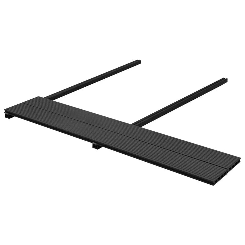 vidaXL WPC Decking Boards with Accessories 36 m² 2.2 m Anthracite Spirit Journeys Gifts