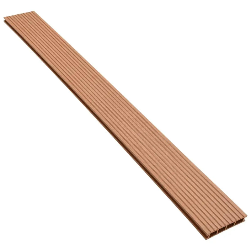 vidaXL WPC Decking Boards with Accessories 40 m² 2.2 m Brown Spirit Journeys Gifts