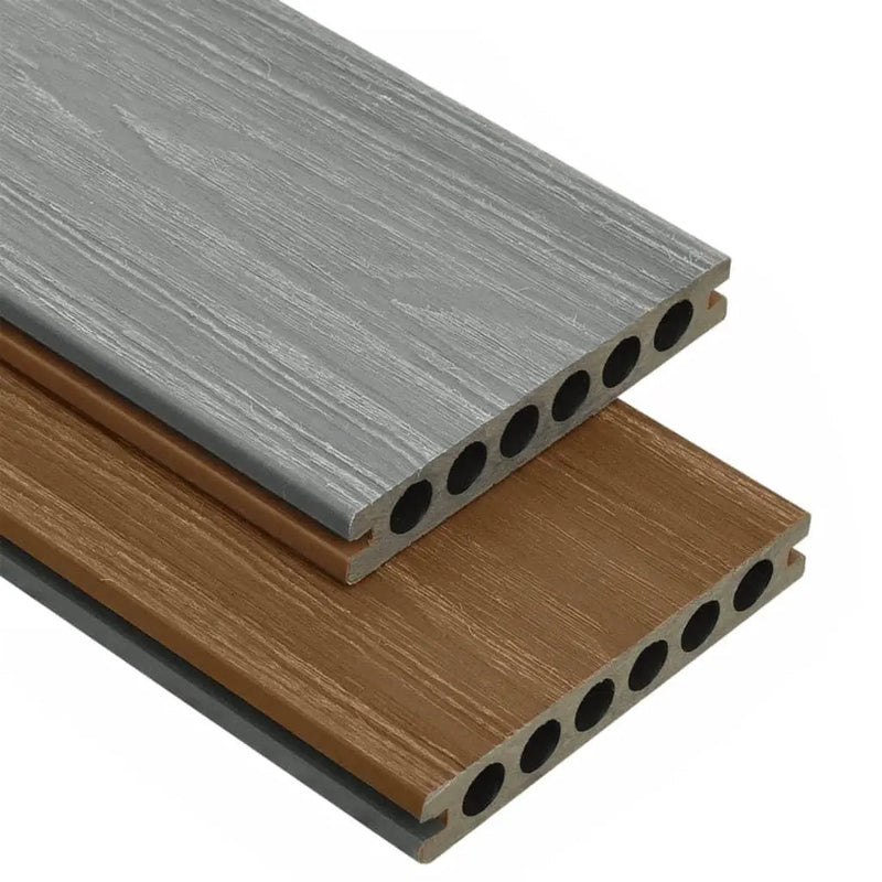 vidaXL WPC Decking Boards with Accessories Brown and Grey 30 m² 2.2 m Spirit Journeys Gifts