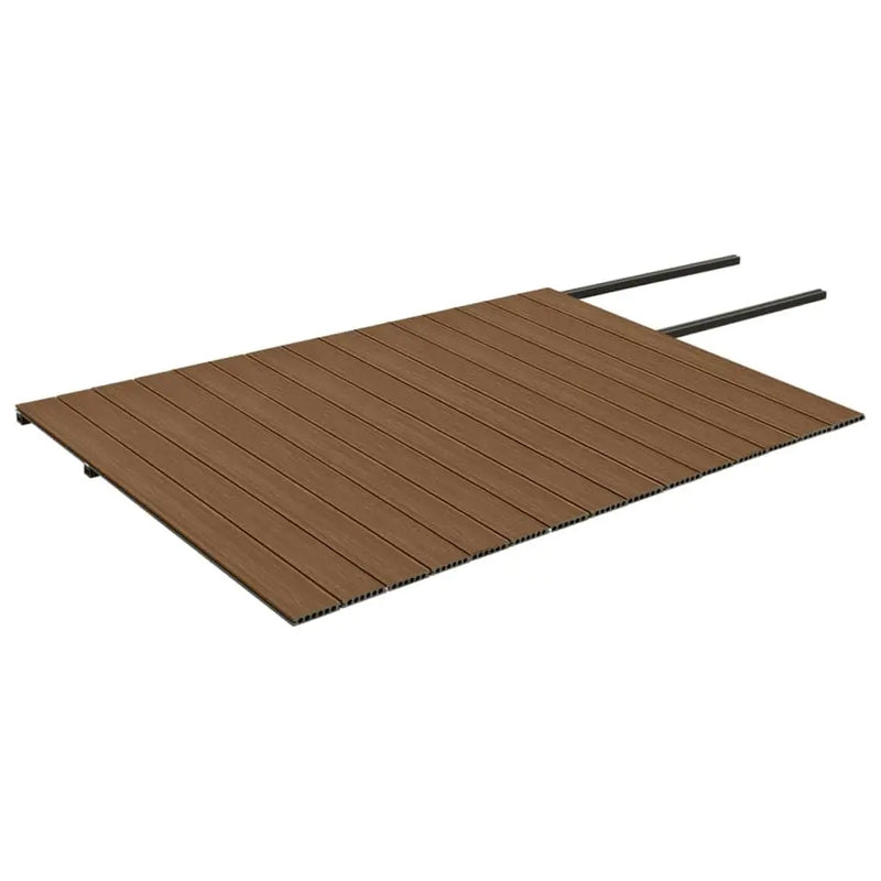 vidaXL WPC Decking Boards with Accessories Brown and Grey 30 m² 2.2 m Spirit Journeys Gifts