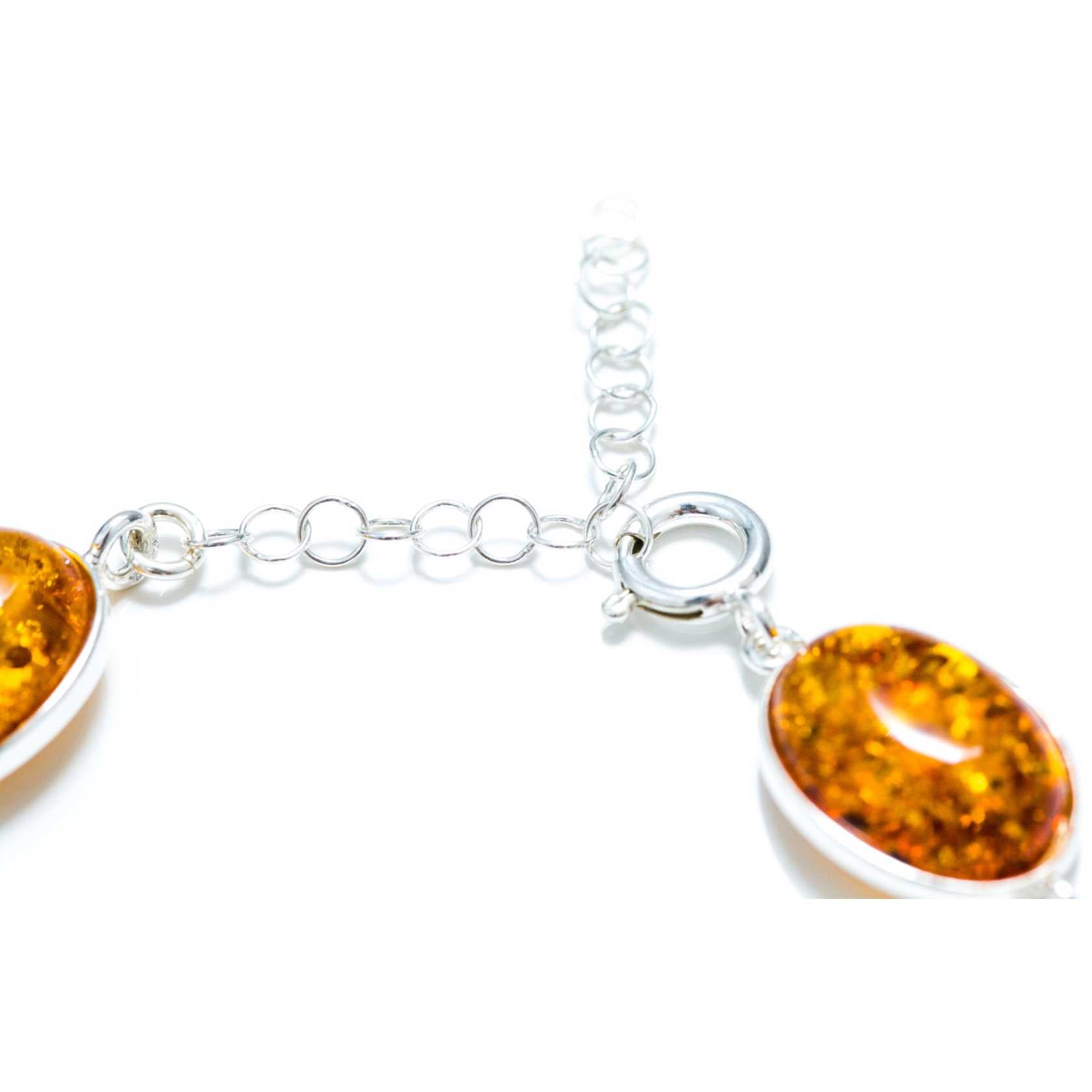 Alternating Filigree Statement Amber Bracelet Spirit Journeys