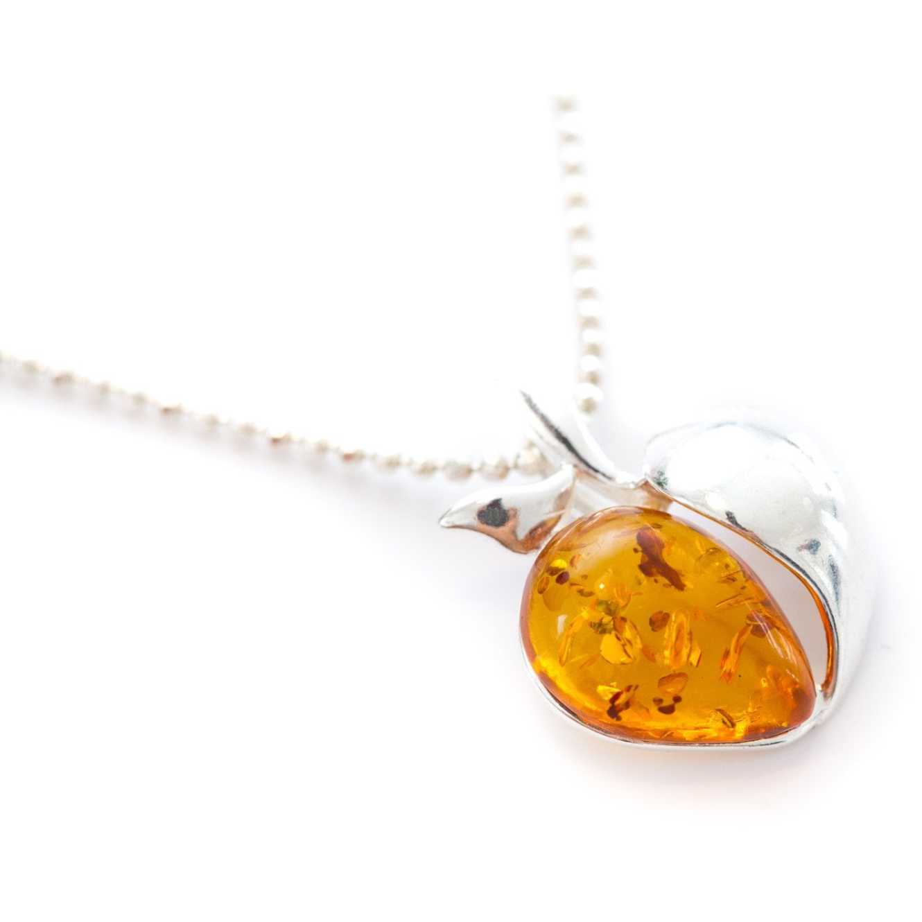 Amber Apple Pendant Spirit Journeys