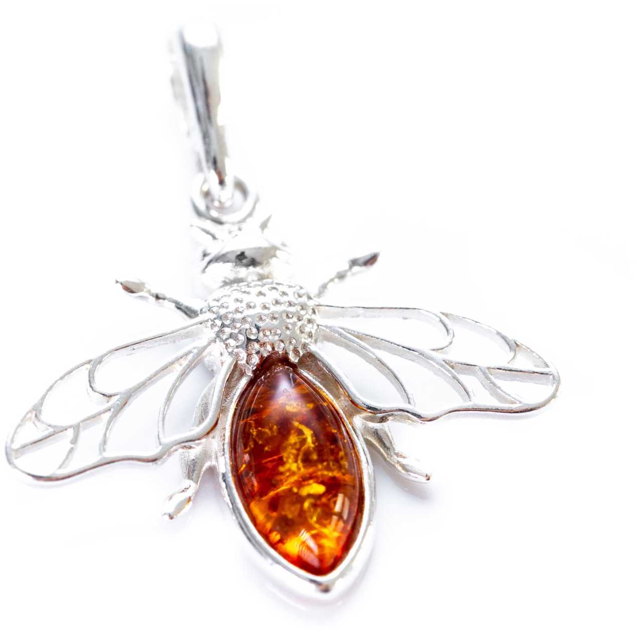 Amber Bee Necklace Spirit Journeys