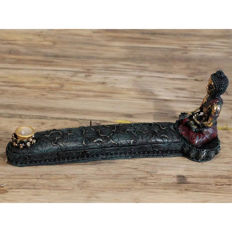 Antique Buddha - Incense Burner & Box Ancient Wisdom