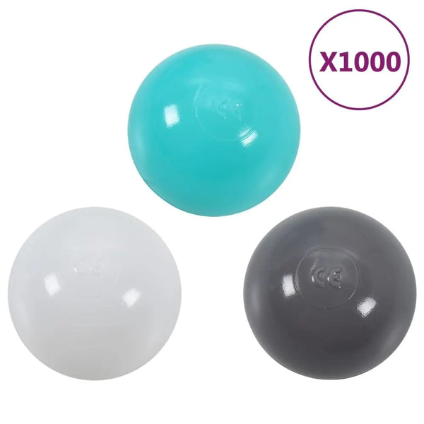 Colourful Playballs for Baby Pool 1000 pcs vidaXL