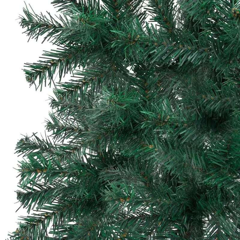 Corner Artificial Christmas Tree LEDs&Ball Set Green 120 cm to 240 cm  PVC vidaXL