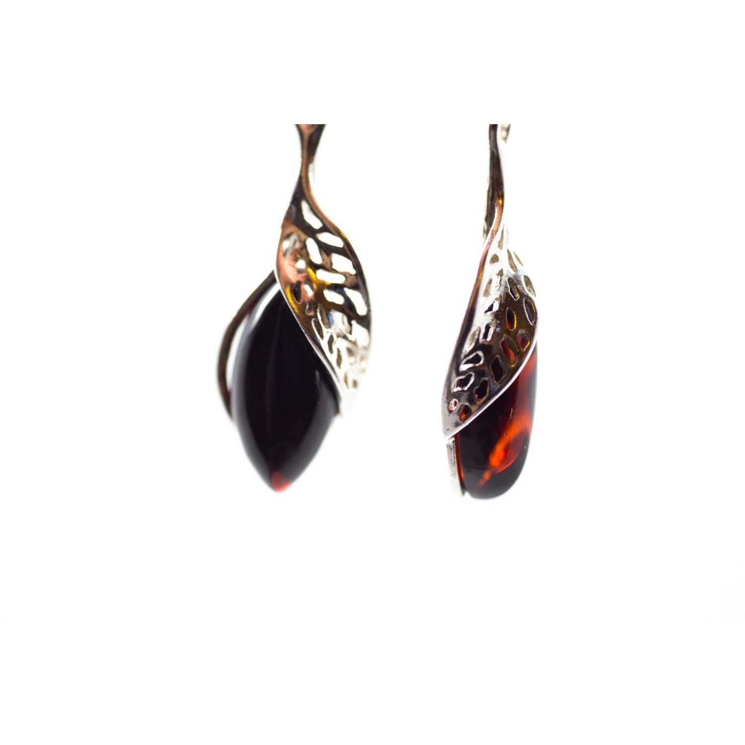 Fancy Top Cherry Red Dangle Earrings Spirit Journeys