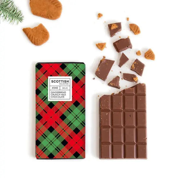 Gingerbread Crunch Chocolate Bar, 100g Spirit Journeys