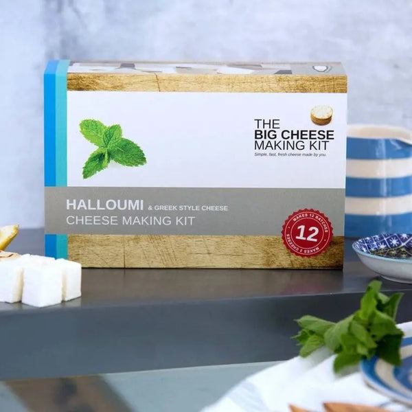 Halloumi Cheese Making Kit | Makes 12 batches. The perfect unique, eco friendly foodie gift! The Big Cheese Making Kit
