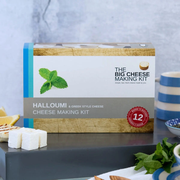 Halloumi Cheese Making Kit | Makes 12 batches. The perfect unique, eco friendly foodie gift! The Big Cheese Making Kit