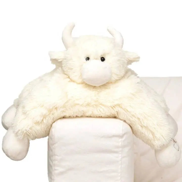 Highland Cow Sofa Tidy Cream Jomanda #SofterThanASoftThing