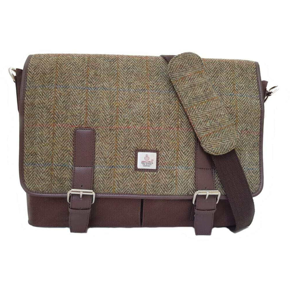 Harris Tweed Messenger Bag - Spirit Journeys